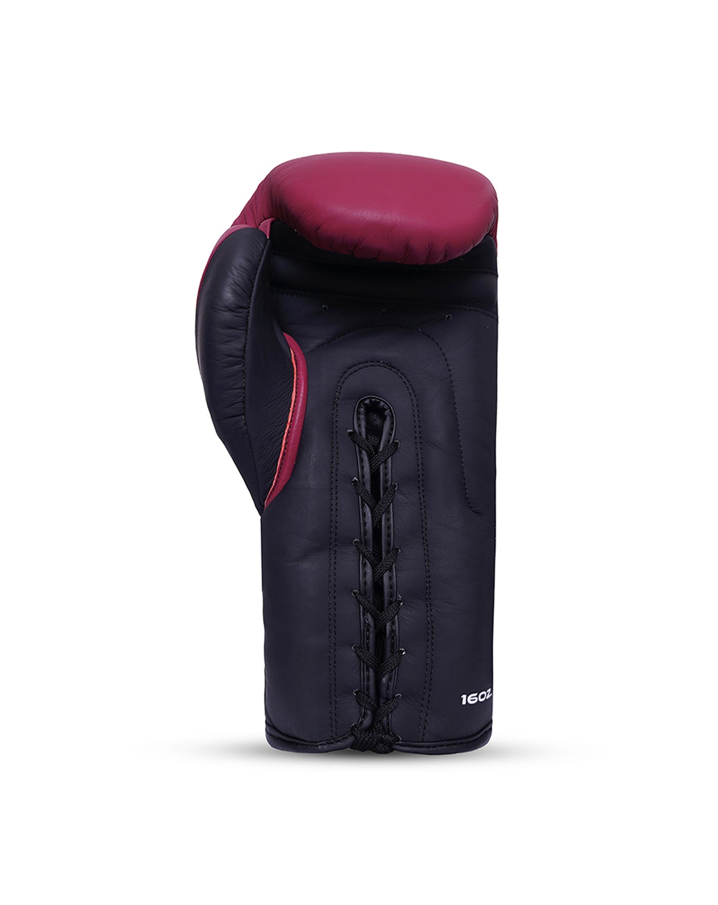 COMBAT SERIES BOXING GLOVES (BLACK/MAROON) (MATT)