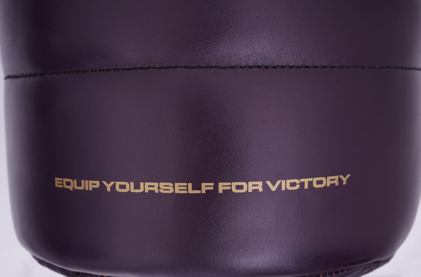 BUFFALO LEATHER QUILTED PUNCH BAG